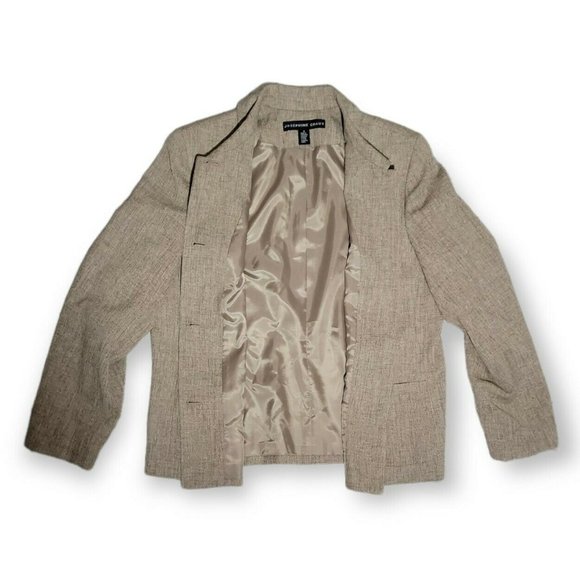 Josephine Chaus Button Down Rich Brown Expedition Blazer 16 Womens - Picture 3 of 9